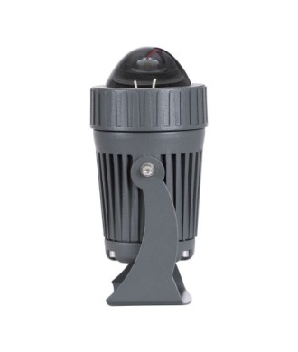 GLOBOSTAR® SPOTFENIA 90134 Αρχιτεκτονικό Σποτ Φωτισμου LED 10W 1150lm 5° DC 24V Αδιάβροχο IP65 Φυσικό Λευκό 4500K Dimmable  - Bridgelux COB Chip - Γκρι Ανθρακί - Μ7 x Π7 x Υ12cm - 3 Χρόνια Εγγύηση